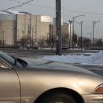 united center parking Warren and Hoyne street