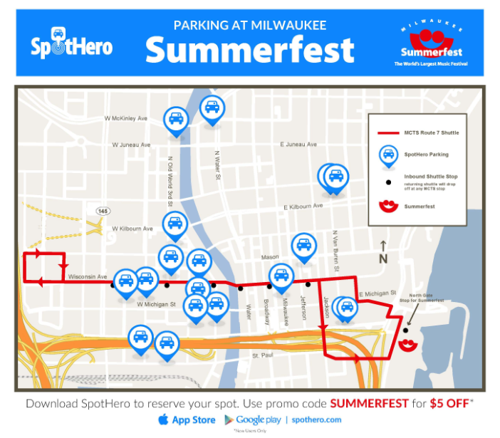 Summerfest Parking Tips SpotHero Blog