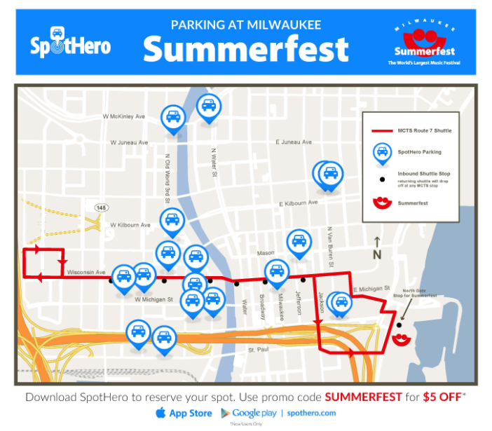 Parking For Summerfest 2024 Siana Dorothea