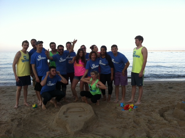 SpotHero Team at the Beach